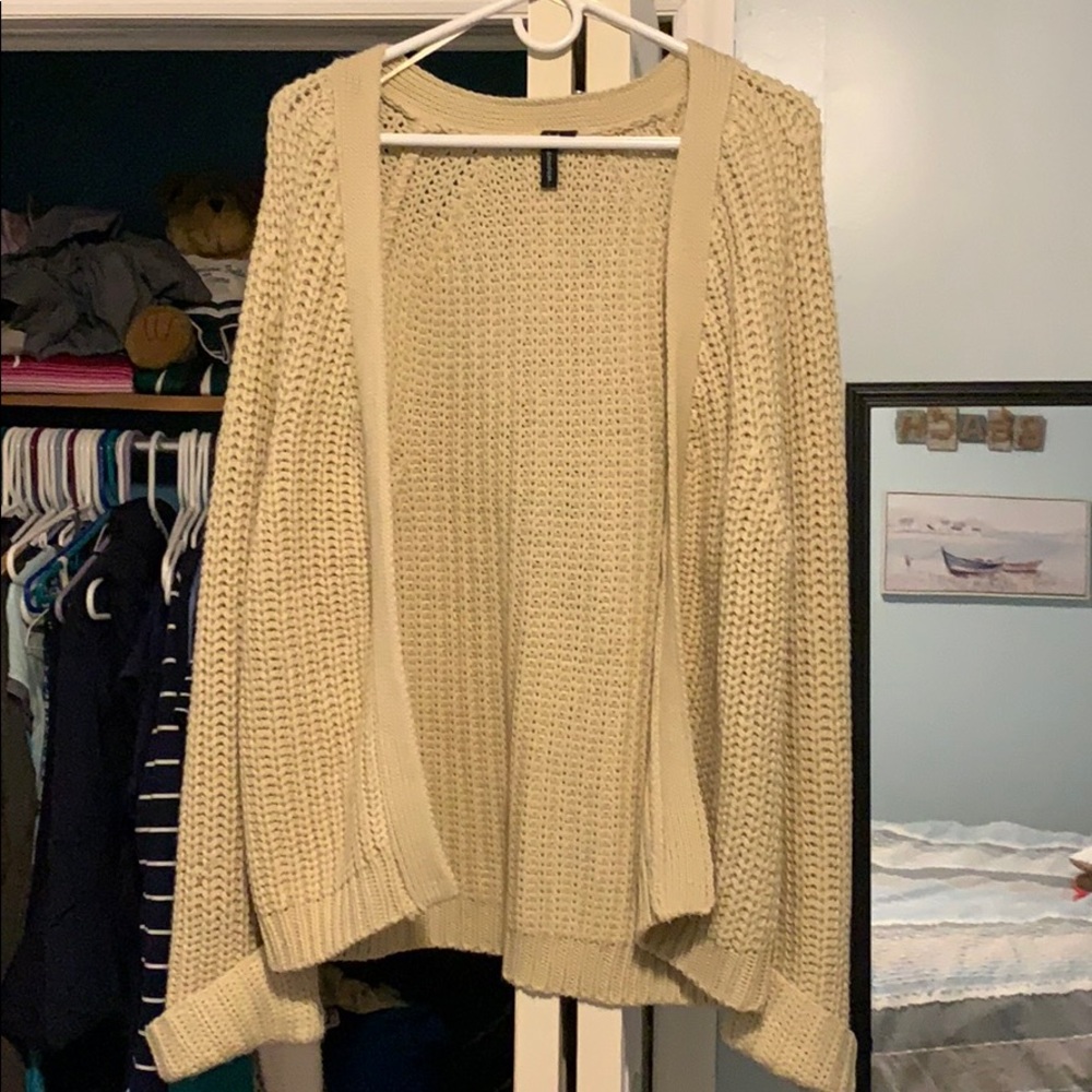 Cream cardigan